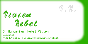 vivien nebel business card